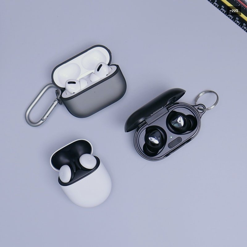 Wireless Sports Earbuds in Black