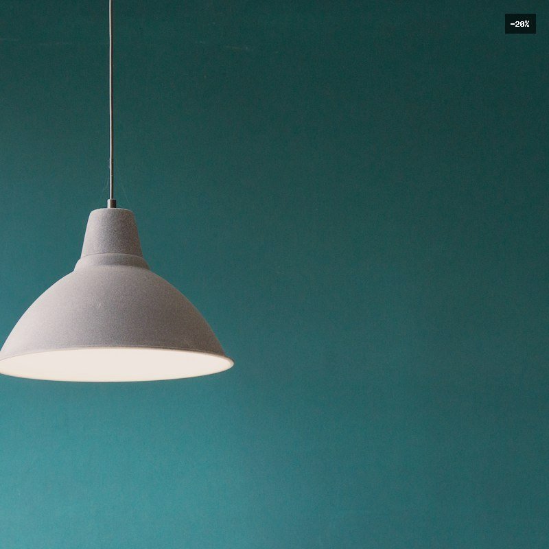 Industrial Pendant Lamp in Black