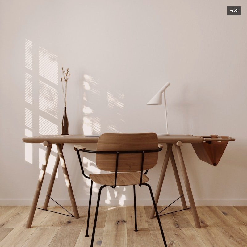 Solid Oak Side Table