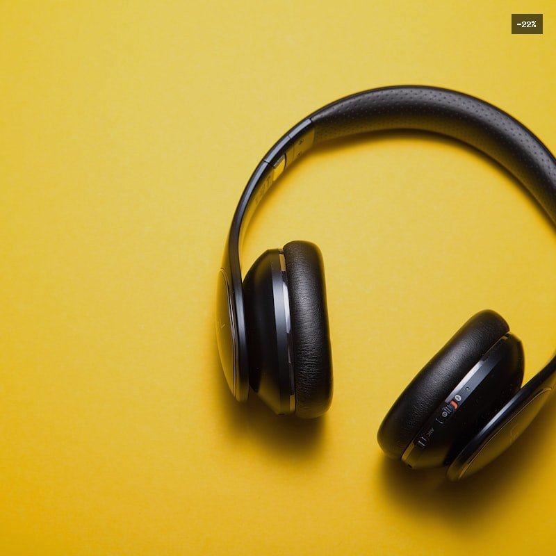 Wireless ANC Headphones Studio in White